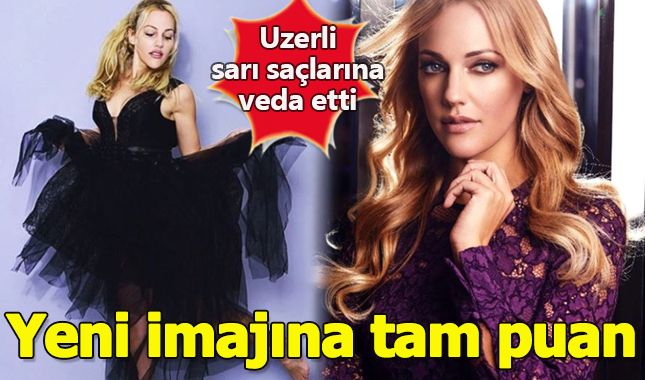 Meryem Uzerli sarı saçlarına veda etti! Siyah saçlı yeni imajı beğeni topladı