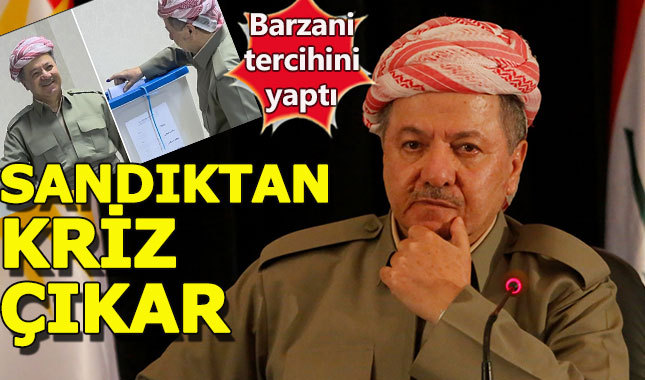 Barzani referandum - Mesut Barzani sandık başına gitti