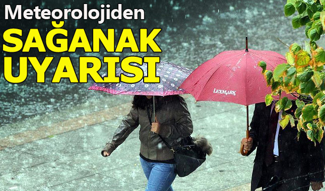 Meteorolijden yağmur ve rüzgar uyarısı