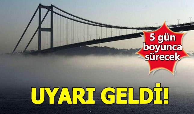 Meteoroloji 5 günlük hava durumu tahminlerini yayınladı