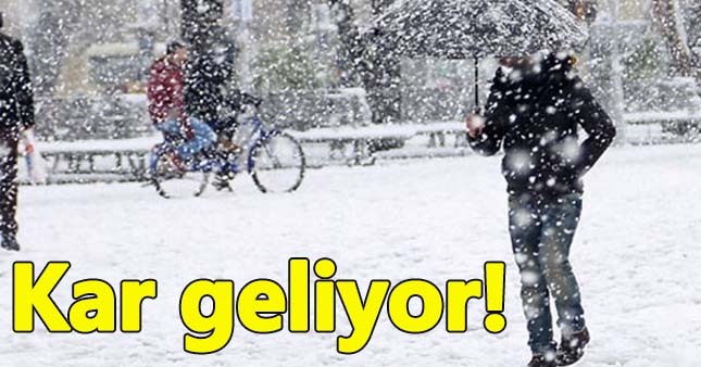 Meteoroloji Uyardı! Kar yağışı geliyor