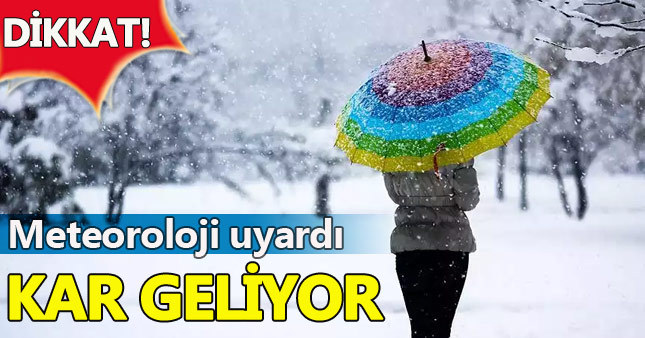 Meteoroloji uyardı: Hafta sonu kar geliyor
