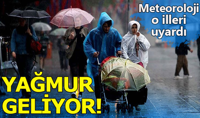 Meteorolojiden 5 ile yağmur uyarısı