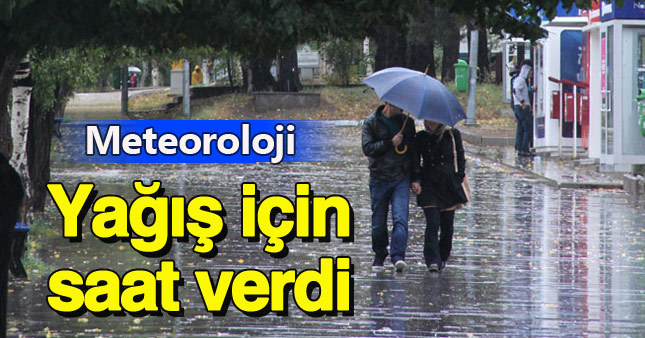 Meteoroloji'den İstanbul için sağanak uyarısı