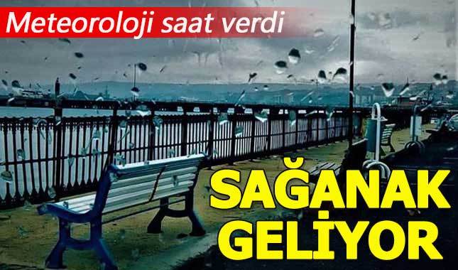 Meteorolojiden İstanbul'a sağanak yağmur uyarısı
