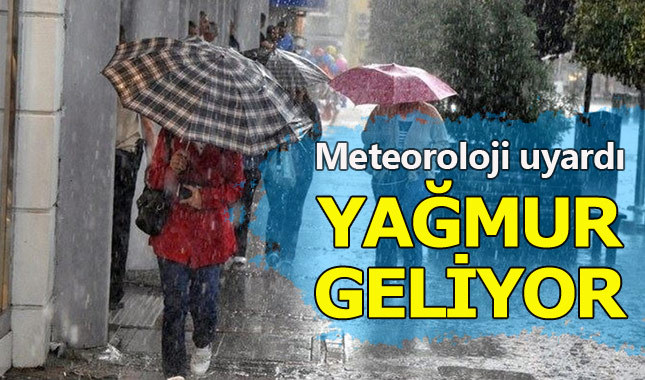 Meteorolojiden Marmara için yağış uyarısı