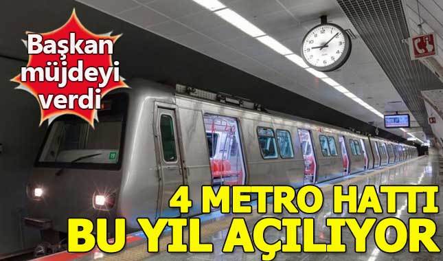 İstanbullulara müjde! 4 metro hattı açılıyor - Mahmutbey Mecidiyeköy metrosu ne zaman açılacak?