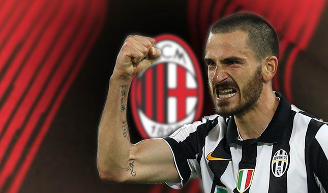 Milan, Juventus'tan Bonucci'yi renklerine kattı