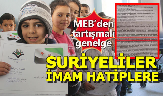 Milli Eğitim'den tartışma yaratacak Suriyeli öğrenci genelgesi