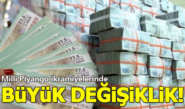 Milli Piyango ikramiyelerinde büyük değişiklik!