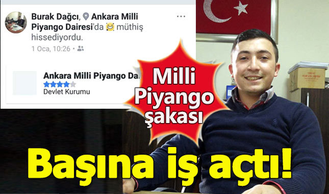 Milli Piyango'da yer bildirimi yapınca başını derde soktu