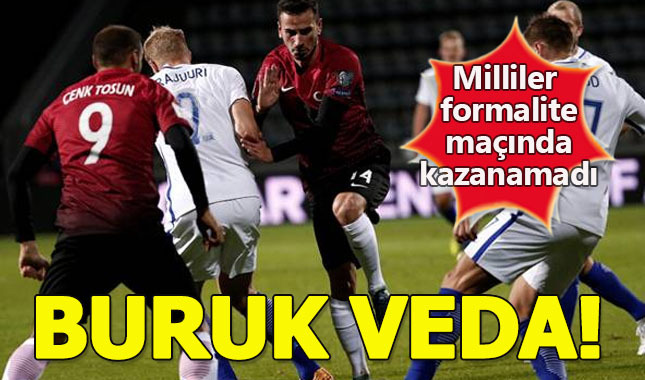 Milli Takım formalitede de kazanamadı