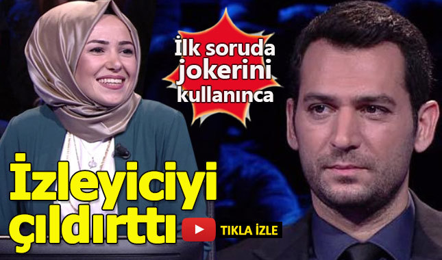 Milyoner yarışmacısının joker kullandığı soru, izleyiciye saç baş yoldurdu