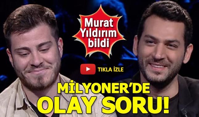 Milyoner'de izleyenleri şoke eden soru!