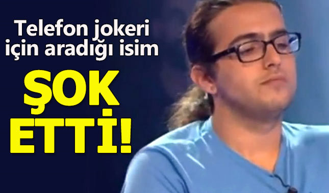 Milyoner'de yarışmacı telefon jokerinde şok etti