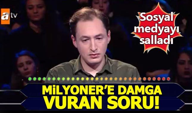 Milyoner'e damga vuran Cem Yılmaz göndermeli soru