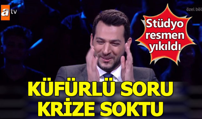 Milyonerdeki küfürlü soru gülme krizine soktu
