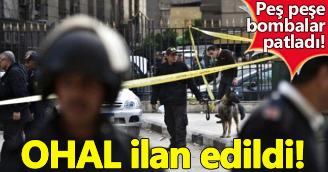Mısır'da yönetim OHAL ilan etti