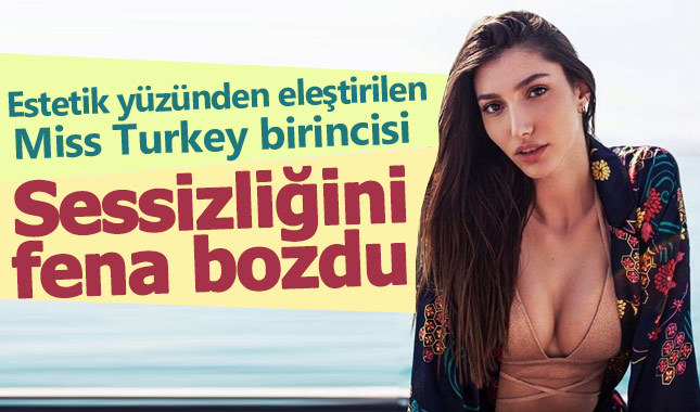 Miss Turkey birincisi Şevval Şahin'den estetik eleştirilerine yanıt