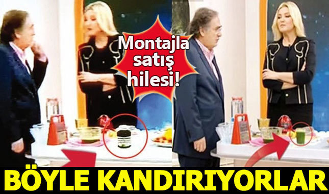 Montajlı görüntülerle şifalı ürün satışı hilesi!