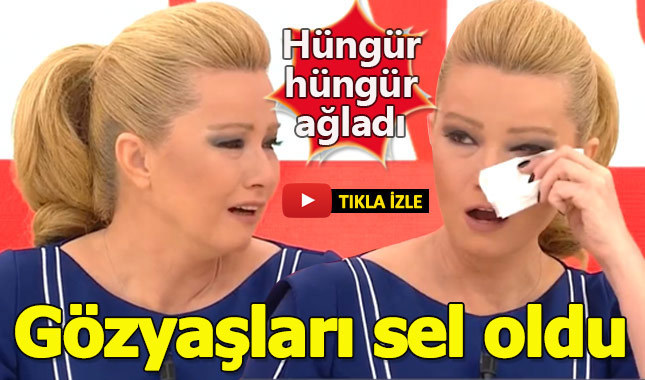 Müge Anlı canlı yayında gözyaşlarına boğuldu