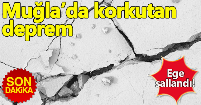Muğla'da 5 şiddetinde deprem medyana geldi