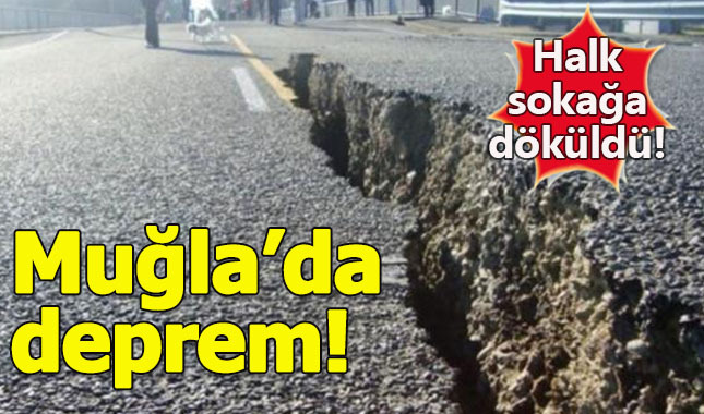 Muğla'da 5.0 şiddetinde deprem meydana geldi
