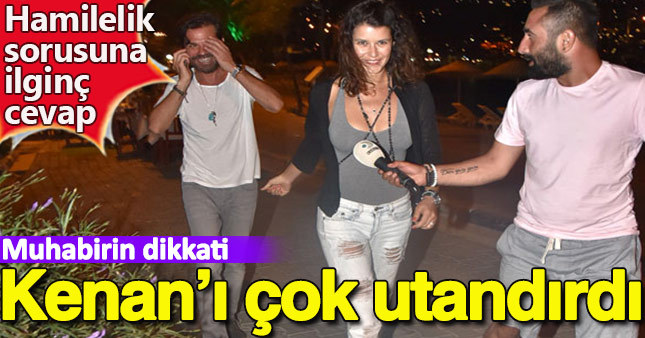 Muhabirin dikkati Kenan Doğulu'yu utandırdı