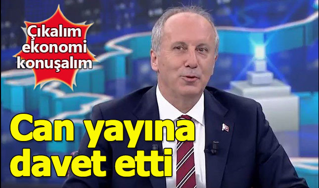 Muharrem İnce'den Erdoğan'a canlı yayın daveti