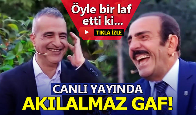 Mustafa Keser'den canlı yayında güldüren gaf