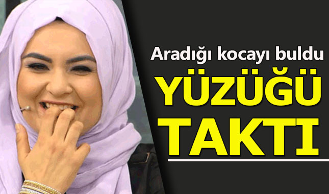 Müzmin gelin adayı Hanife sonunda yüzüğü taktı