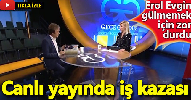 NTV canlı yayınında iş kazası