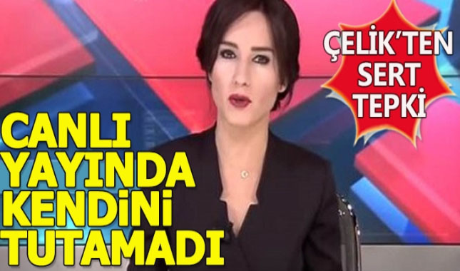 Nazlı Çelik canlı yayında kendini tutamaması