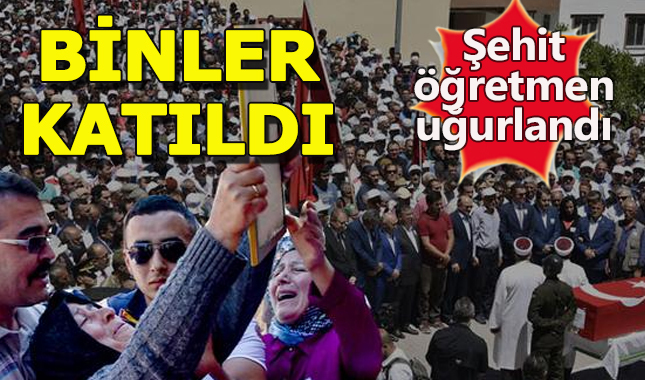Necmettin öğretmen son yolculuğuna uğurlandı