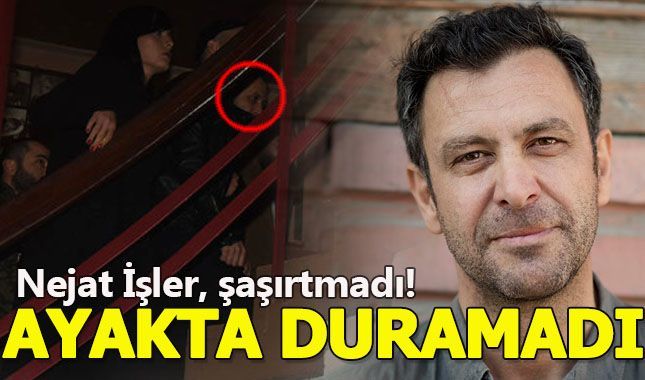 Galaya sarhoş gelen Nejat İşler düşme tehlikesi atlattı