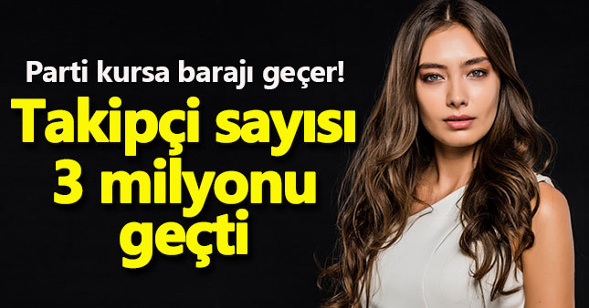 Neslihan Atagül'den 3 milyon sevinci İnstagram'da kutladı