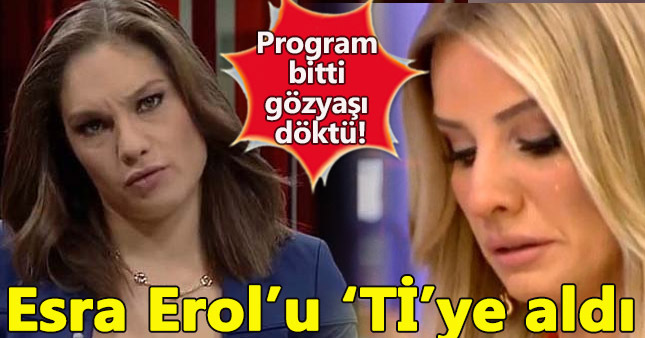 Nevşin Mengü, Esra Erol'u fena iğneledi