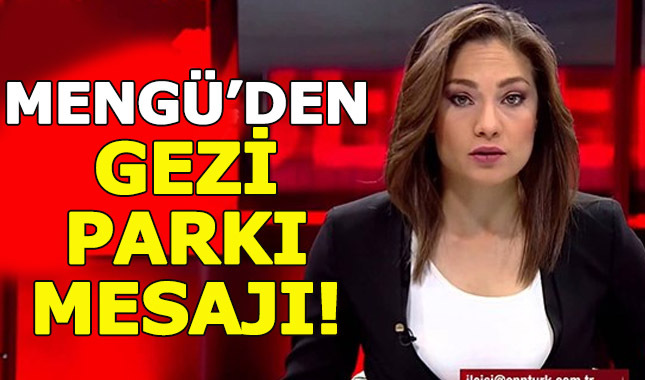 Nevşin Mengü'den 'Gezi' paylaşımı