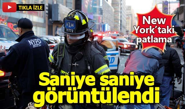 New York'taki patlama güvenlik kameralarına yansıdı