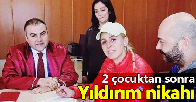 Niran Ünsal 'yıldırım' kararıyla evlendi