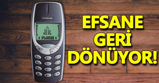 Nokia 3310 geri dönüyor