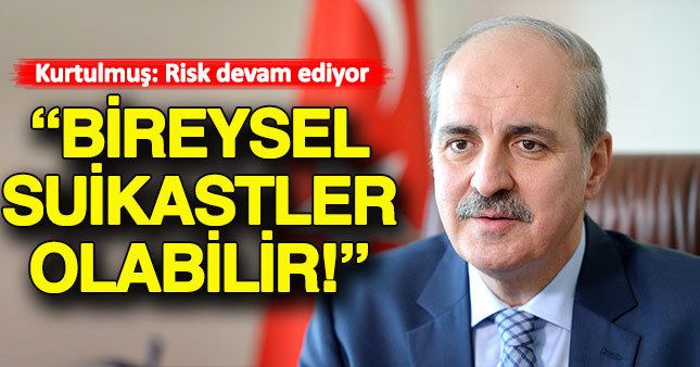 Numan Kurtulmuş: 'Yenildik, kenara çekilelim' demeyecekler