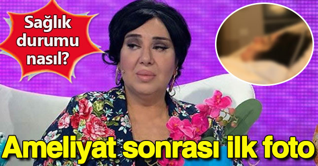 Nur Yerlitaş'ın ameliyat sonrası ilk fotoğrafı