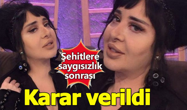 Nur Yerlitaş'ın şehitler hakkındaki o sözleri için karar!