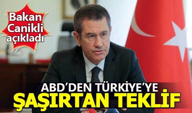 Nurettin Canikli, ABD'li mevkidaşının şaşırtan teklifini açıkladı