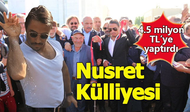 Nusret Gökçe memleketinde külliye yaptırdı