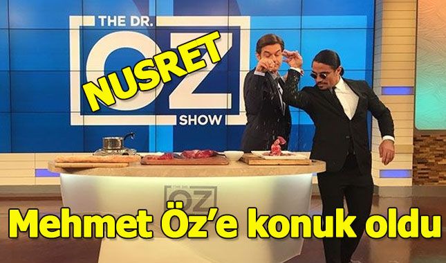 Nusret şovunu bu sefer Dr. Mehmet Öz'ün programında yaptı