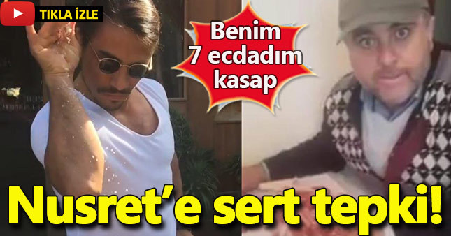 Nusret'e Yozgatlı kasaptan sert tepki