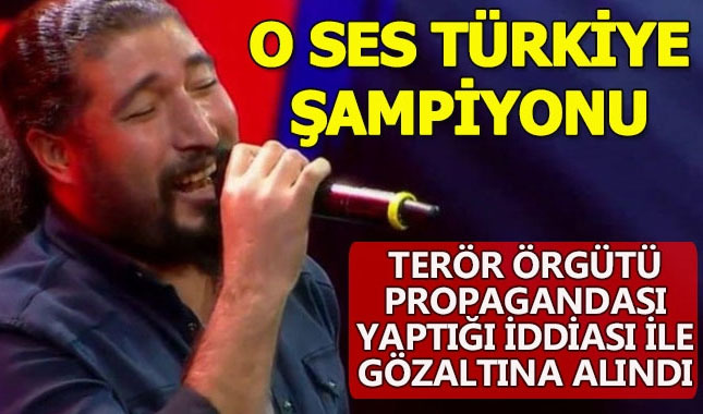 O Ses Türkiye birincisinin gözaltına alınması