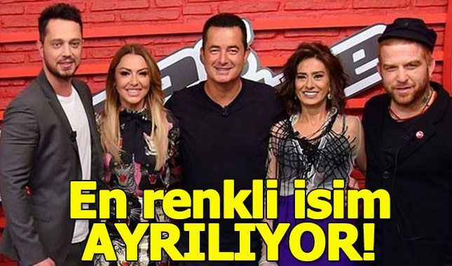 O Ses Türkiye en renkli jüri üyesini kaybediyor!
